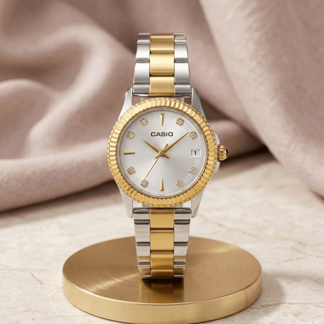 CASIO FEMME FOND BLANC