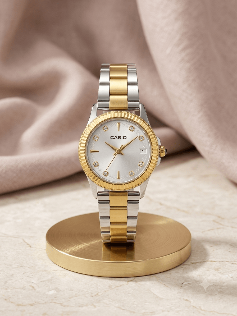 CASIO FEMME FOND BLANC